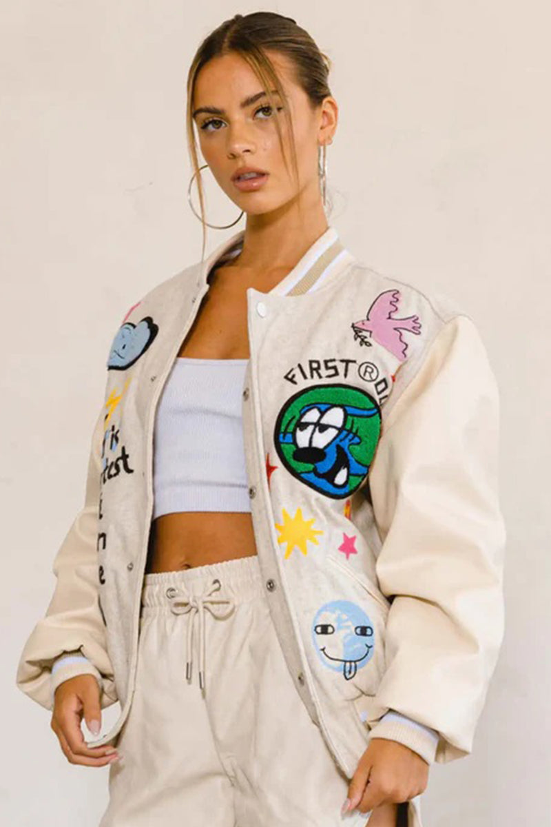 Planet Earth Varsity Jacket