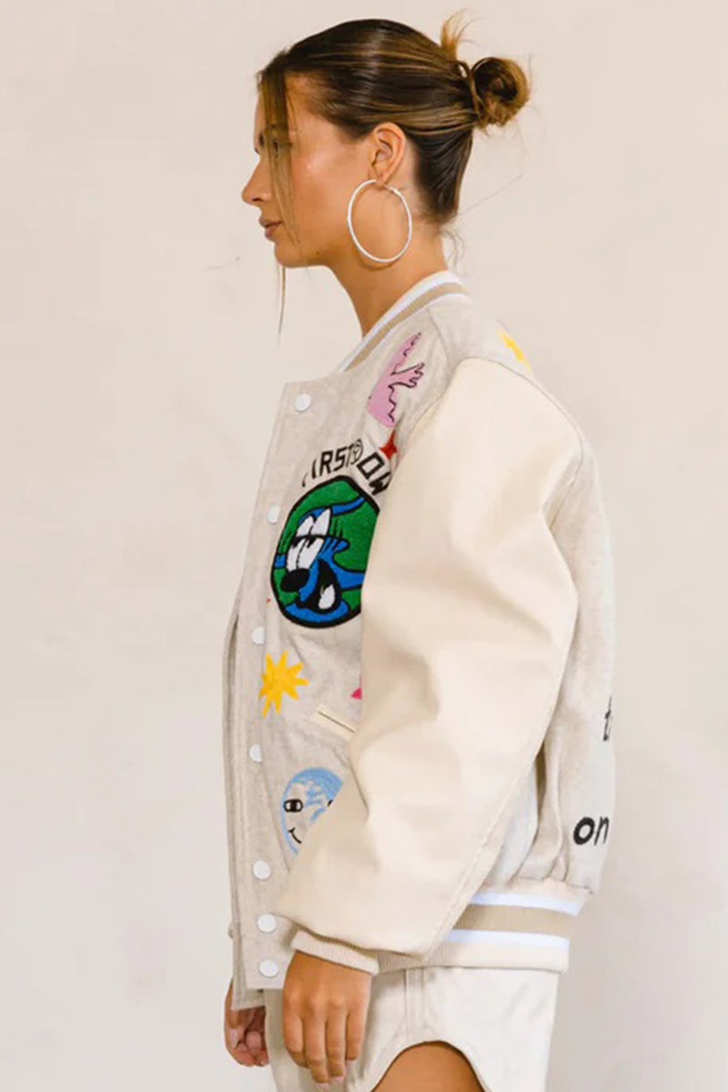 Planet Earth Varsity Jacket